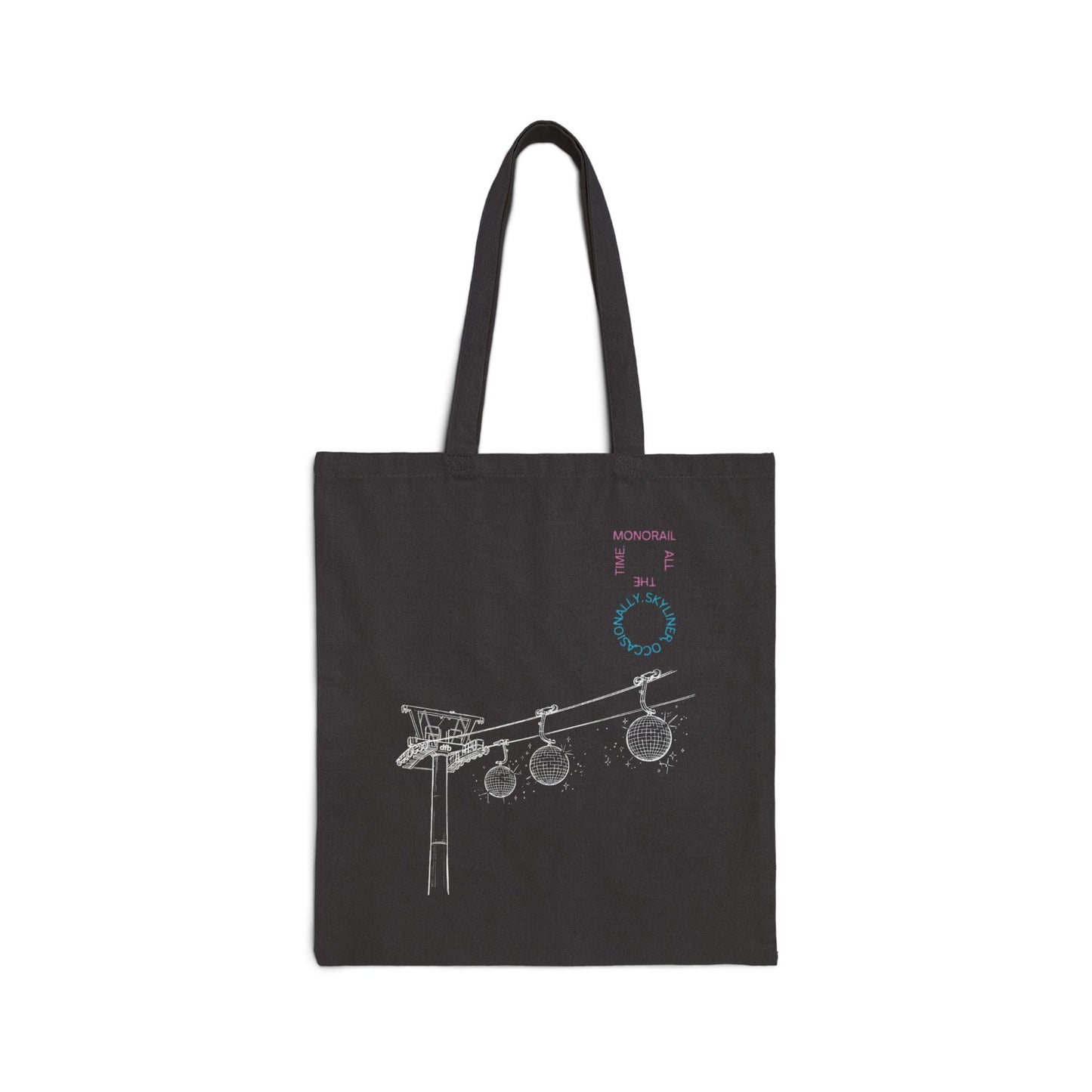 Monorail All The Time - Cotton Canvas Tote Bag
