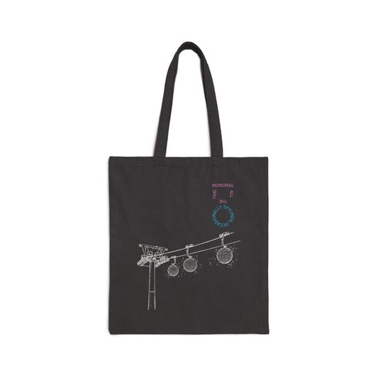 Monorail All The Time - Cotton Canvas Tote Bag