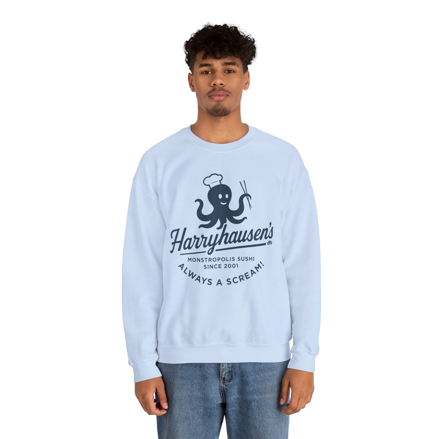 Harryhausen's - Adult Crewneck Sweatshirt