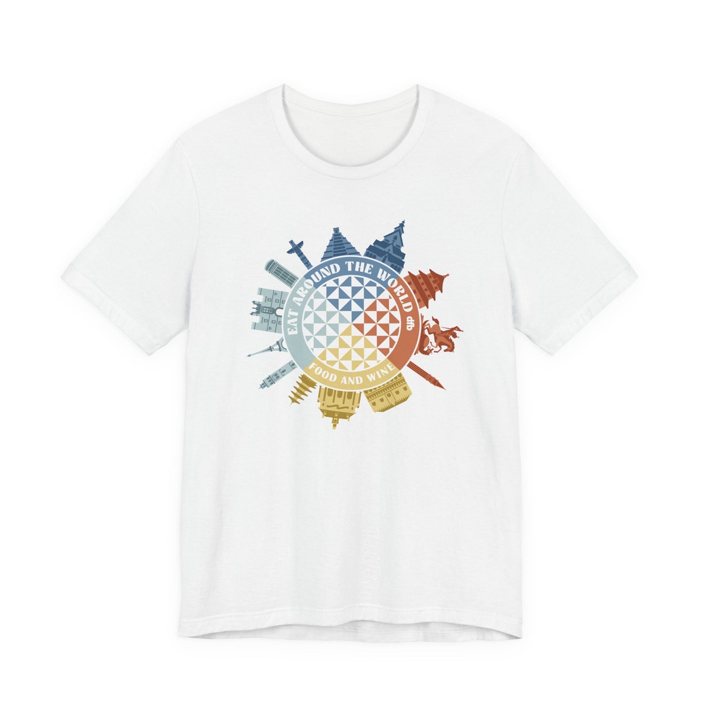 Food & Wine Compass - Adult Tee Shirt