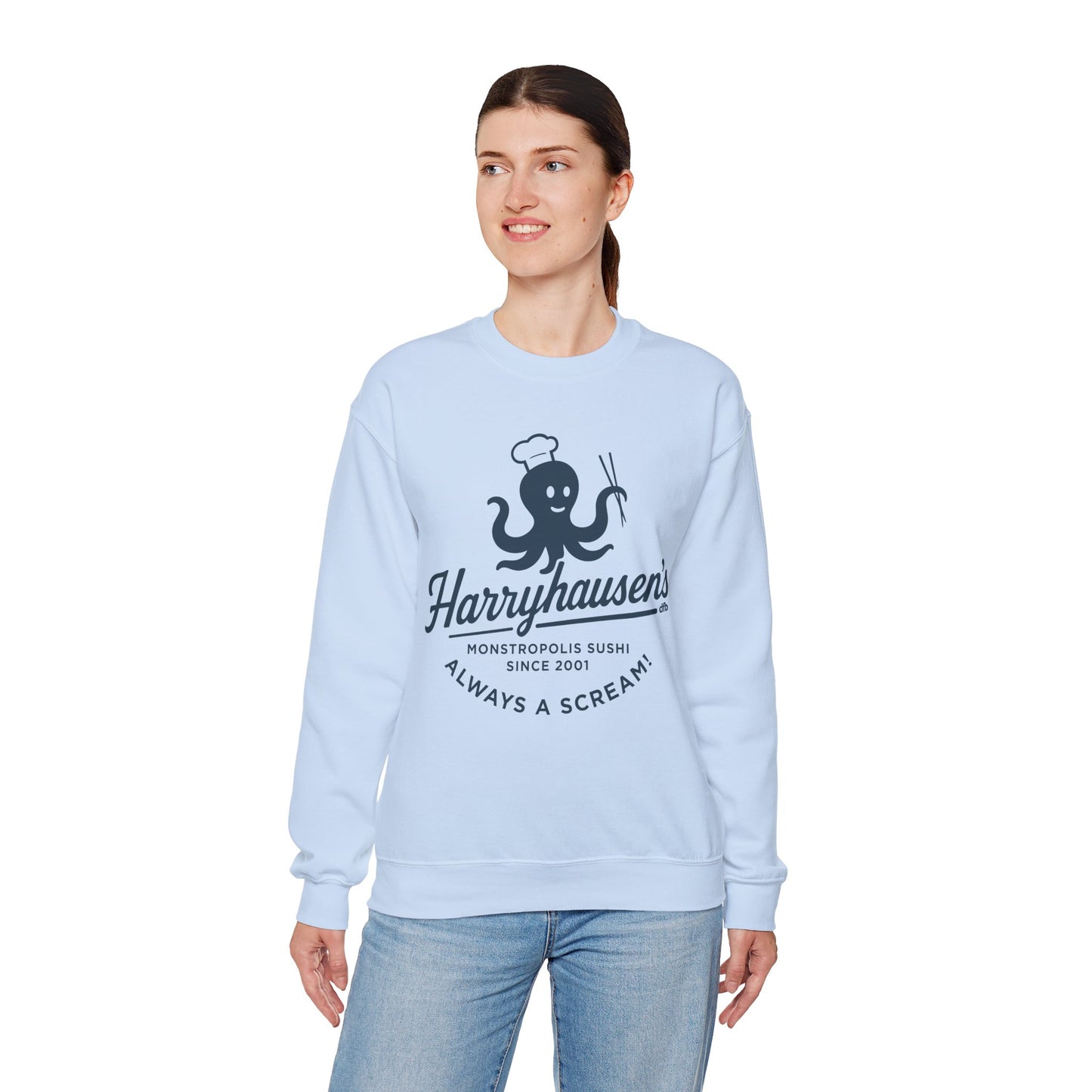 Harryhausen's - Adult Crewneck Sweatshirt