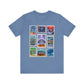 EPCOT Vintage Stamps - Adult Tee Shirt