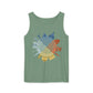 Food & Wine Compass - Unisex Garment-Dyed Tank Top