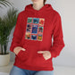 Hollywood Studios Vintage Stamps - Adult Hoodie Sweatshirt