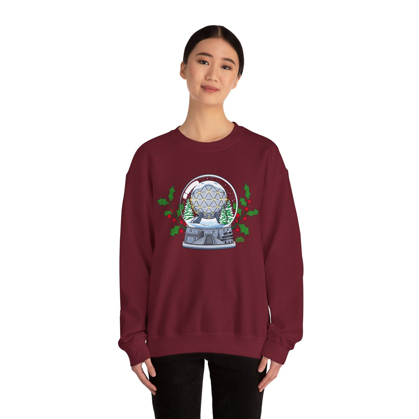 EPCOT Snowglobes - Adult Crewneck Sweatshirt