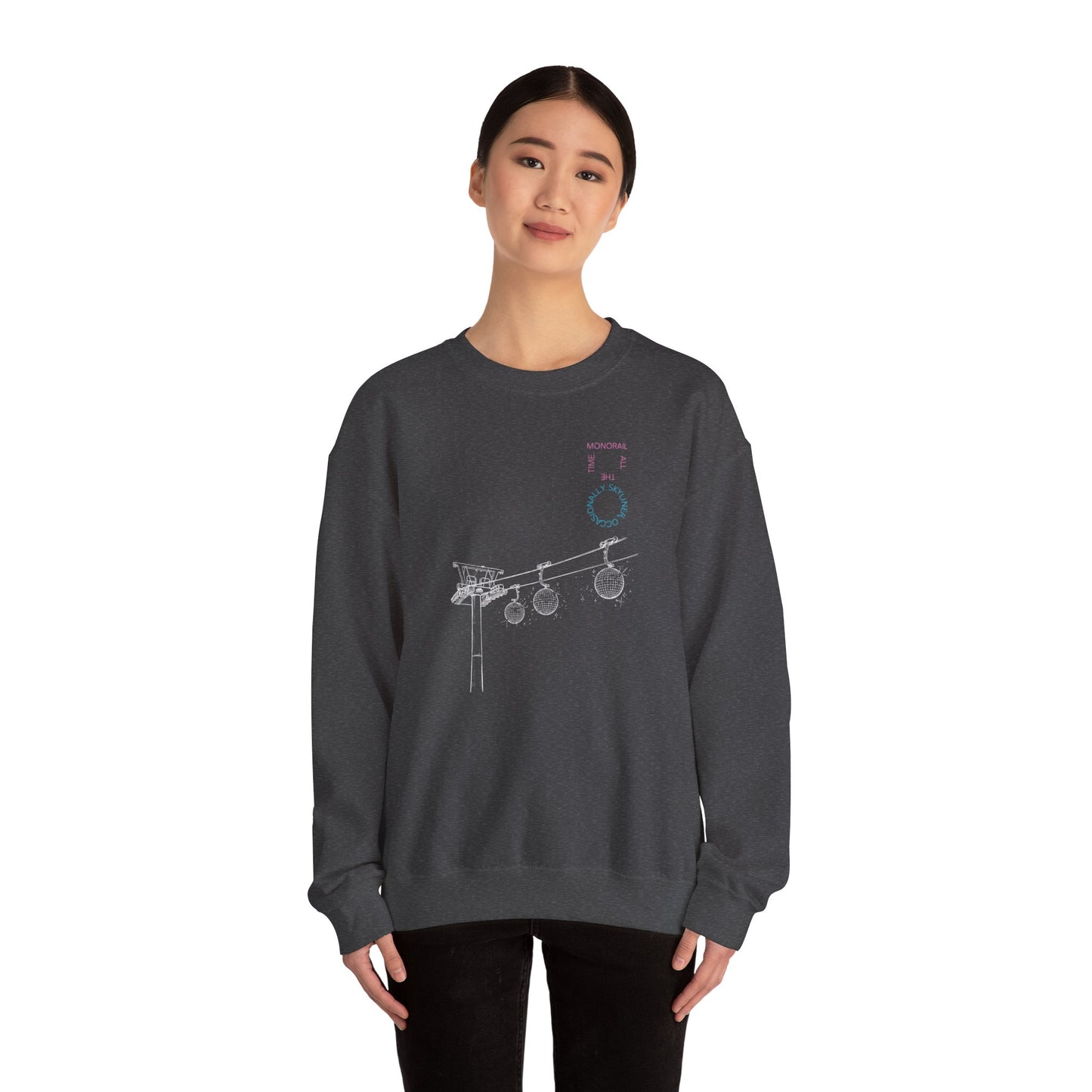 Monorail All The Time - Adult Crewneck Sweatshirt