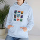 Magic Kingdom Vintage Stamps - Adult Hoodie Sweatshirt