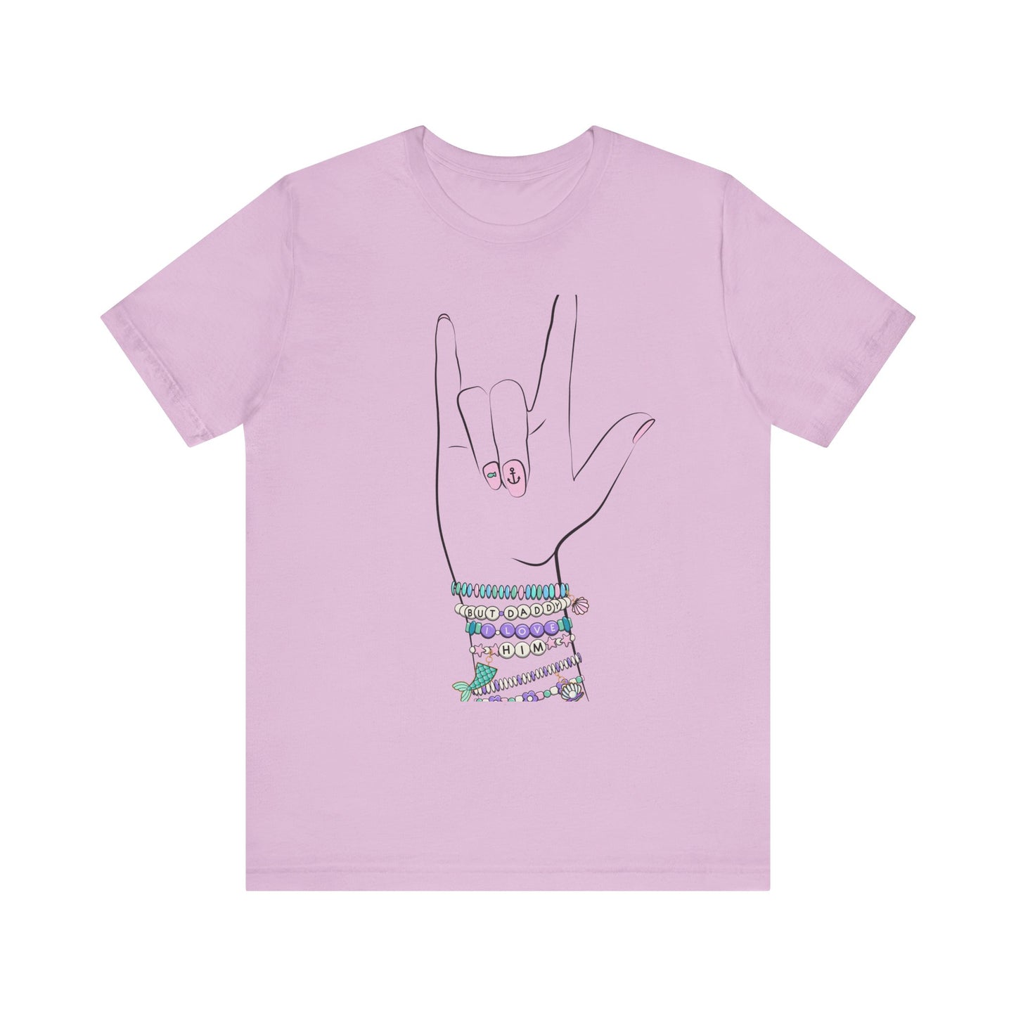 "But Daddy I Love Him!" - Friendship Bracelets - Adult Tee Shirt