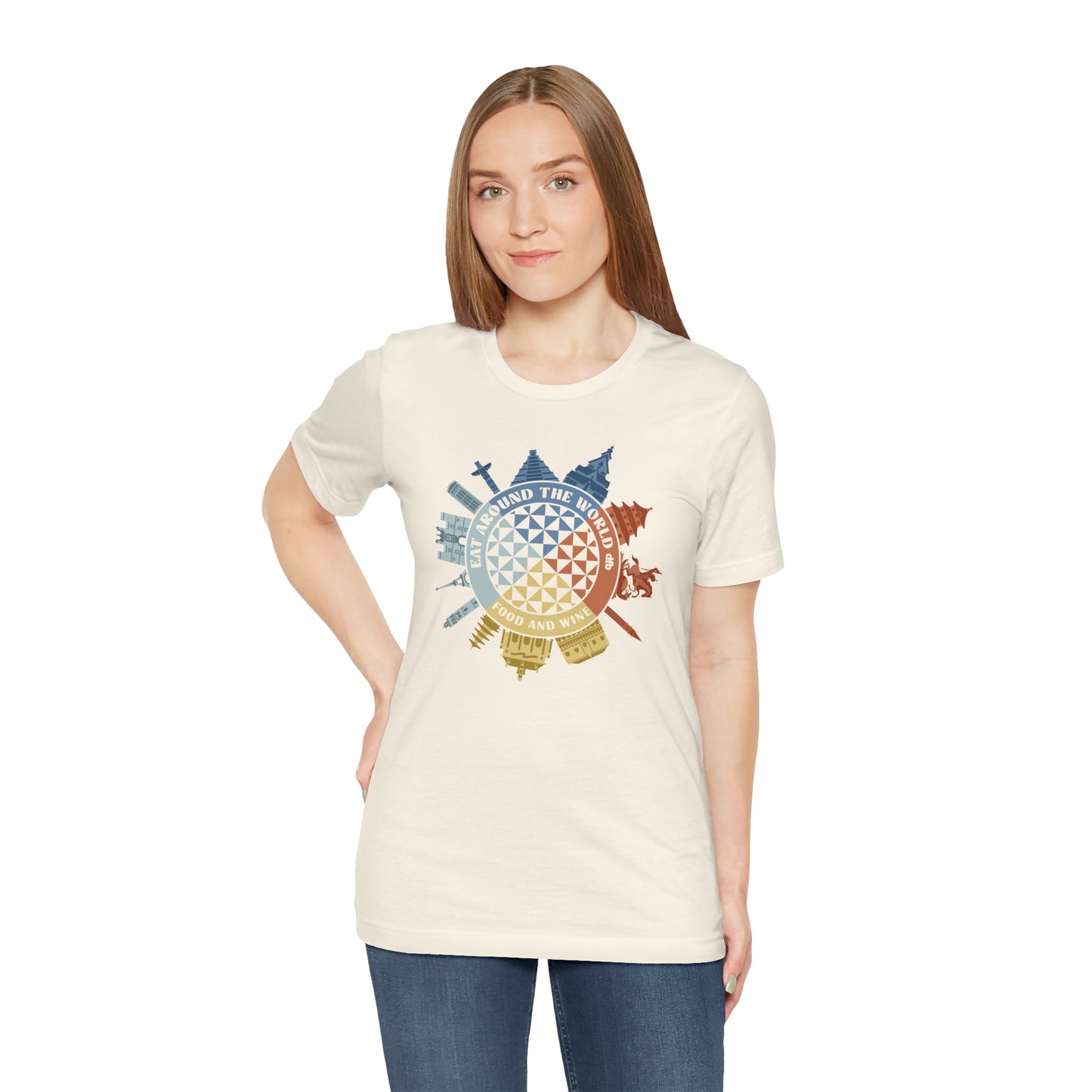 Food & Wine Compass - Adult Tee Shirt