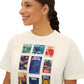 Hollywood Studios Vintage Stamps - Women's Boxy Tee