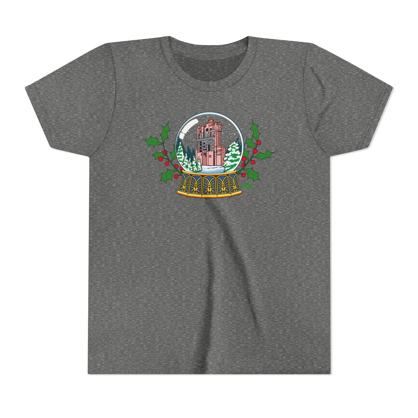 Hollywood Studios Snowglobes -  Kid's Short Sleeve Tee Shirt