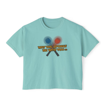 May the Sporks Be With You  - Women's Boxy Tee