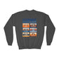 Cosmic Rewind Mixtapes-  Youth Crewneck Sweatshirt