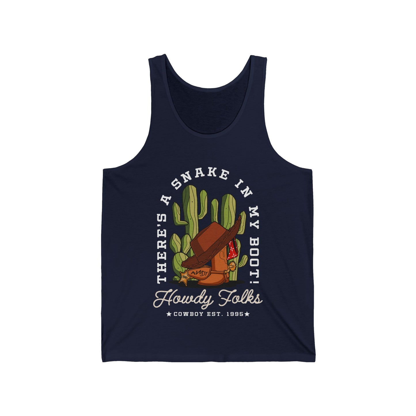 Howdy Folks - Unisex Tank Top