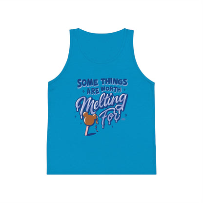 Some Things Are Worth Melting For - Kid's Jersey Tank Top
