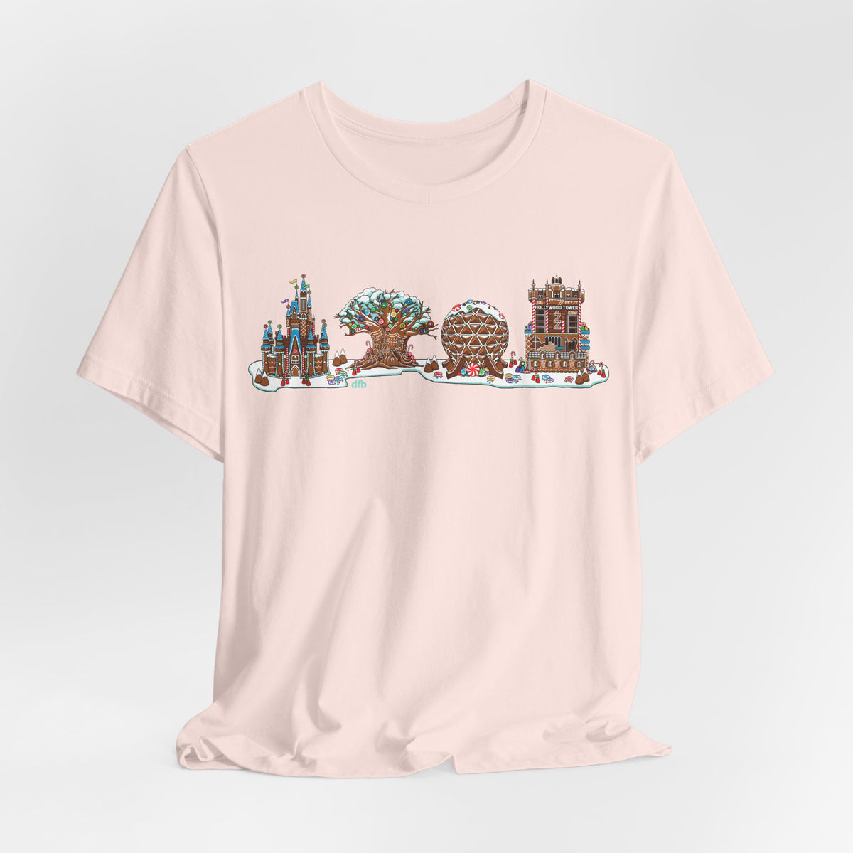 Gingerbread Park Icons - Adult Tee Shirt