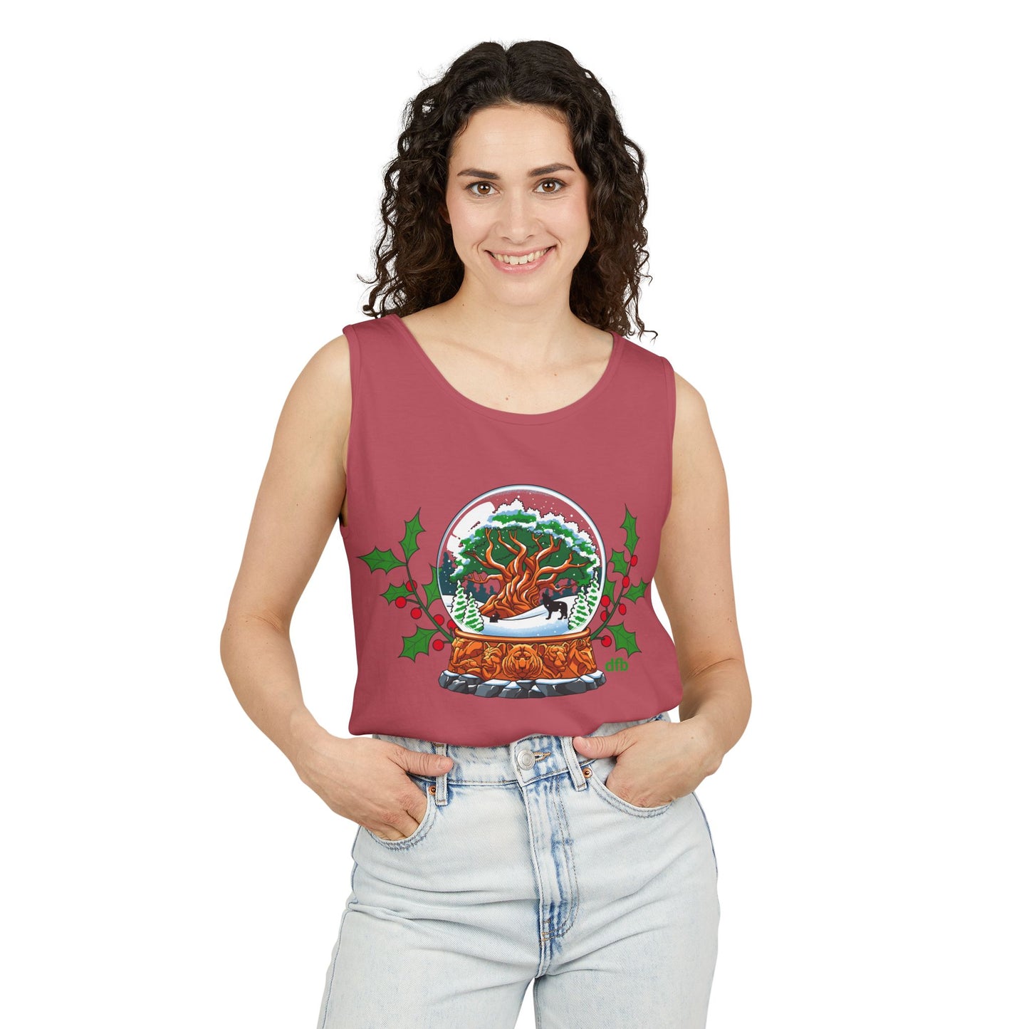 Animal Kingdom Snowglobes - Unisex Garment-Dyed Tank Top