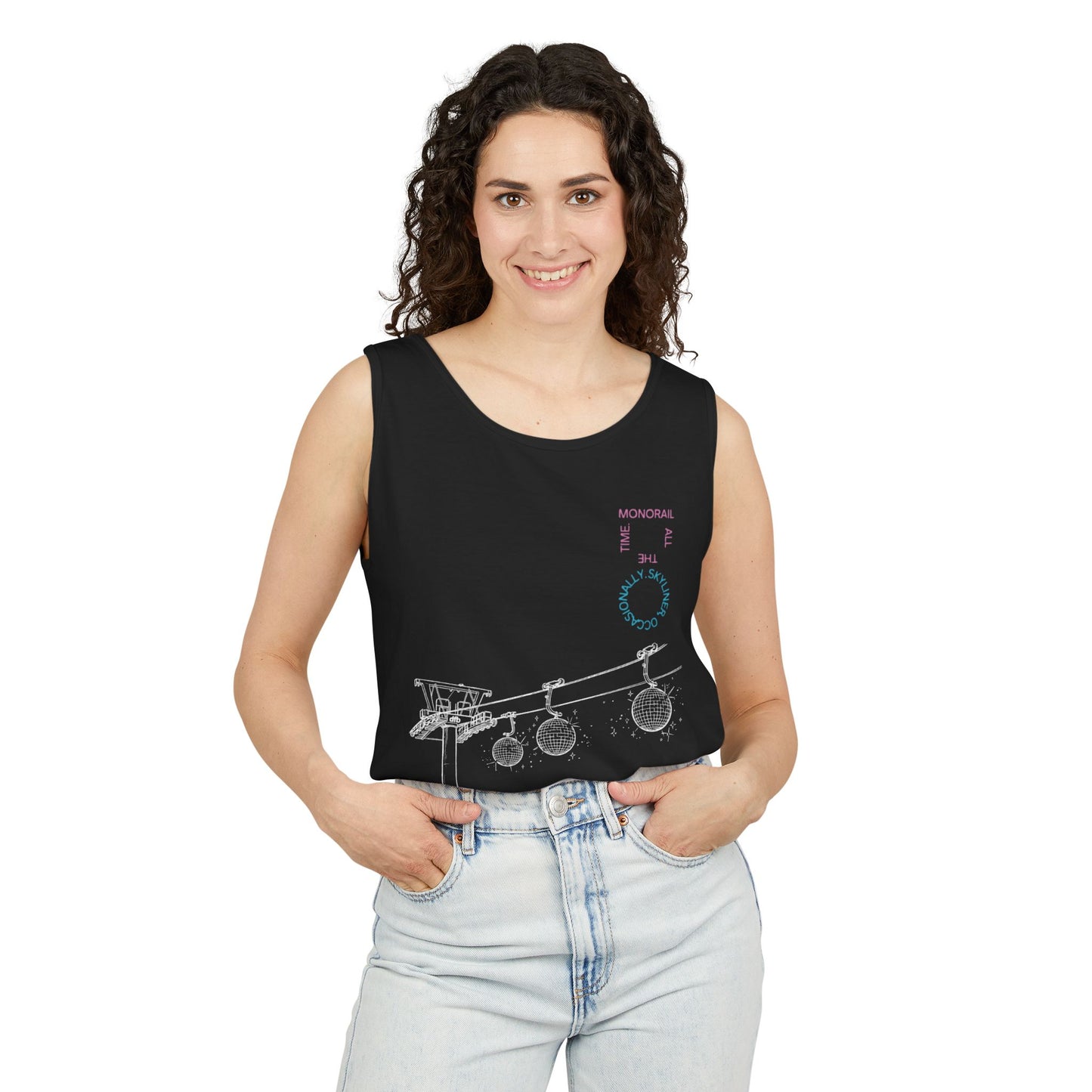 Monorail All The Time - Unisex Garment-Dyed Tank Top