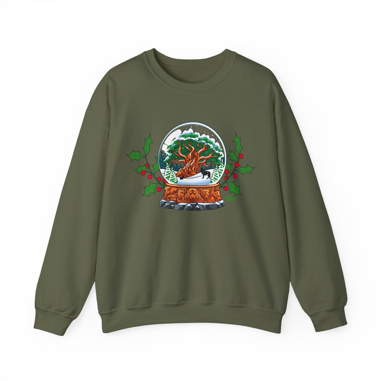 Animal Kingdom Snowglobes - Adult Crewneck Sweatshirt