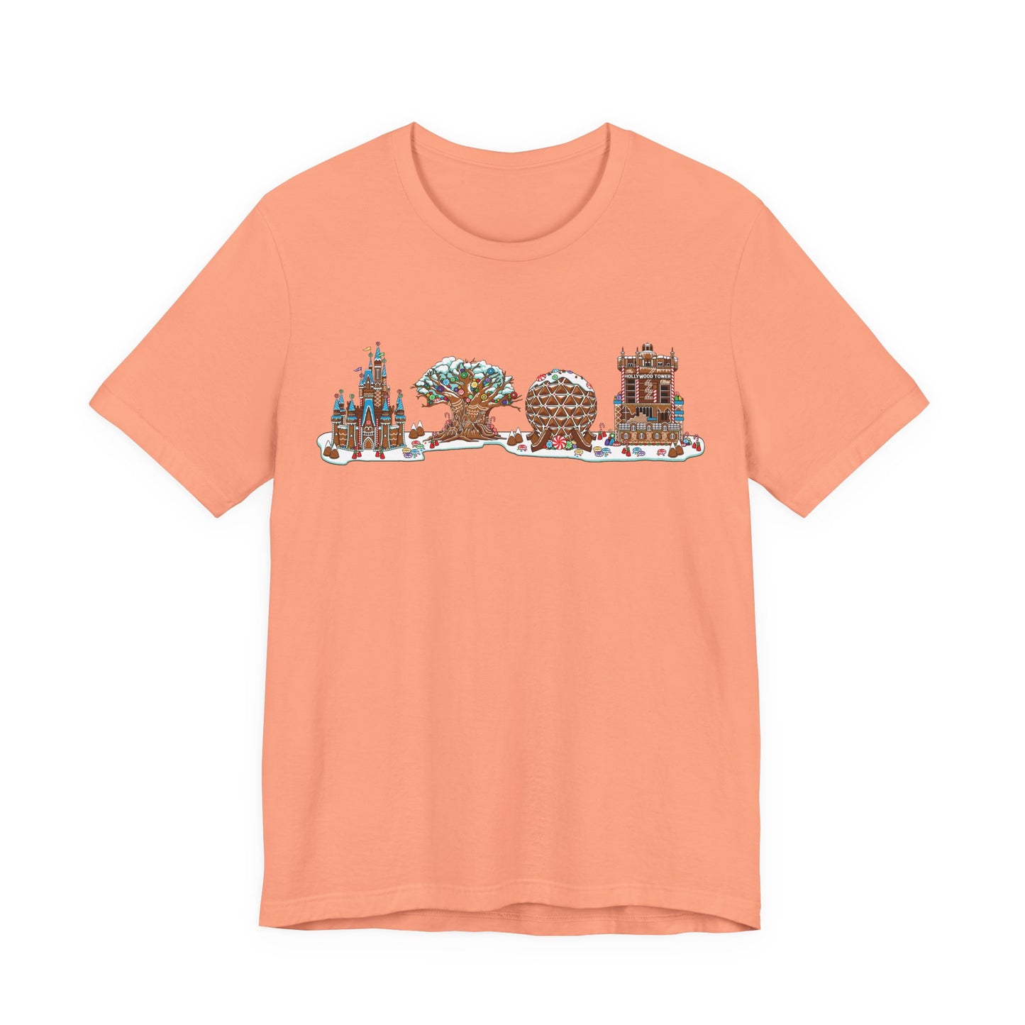 Gingerbread Park Icons - Adult Tee Shirt