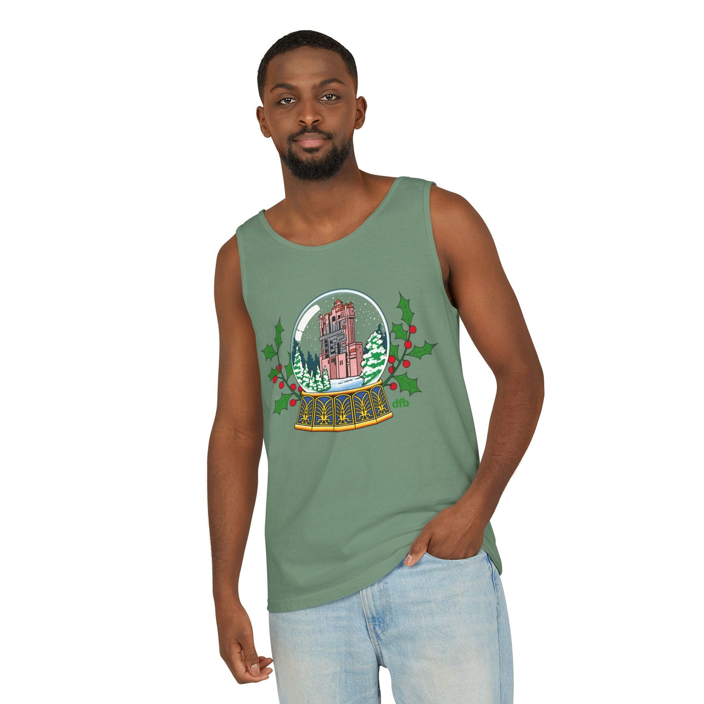 Hollywood Studios Snowglobes - Unisex Garment-Dyed Tank Top