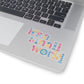 it's a small world - Kiss-Cut Stickers