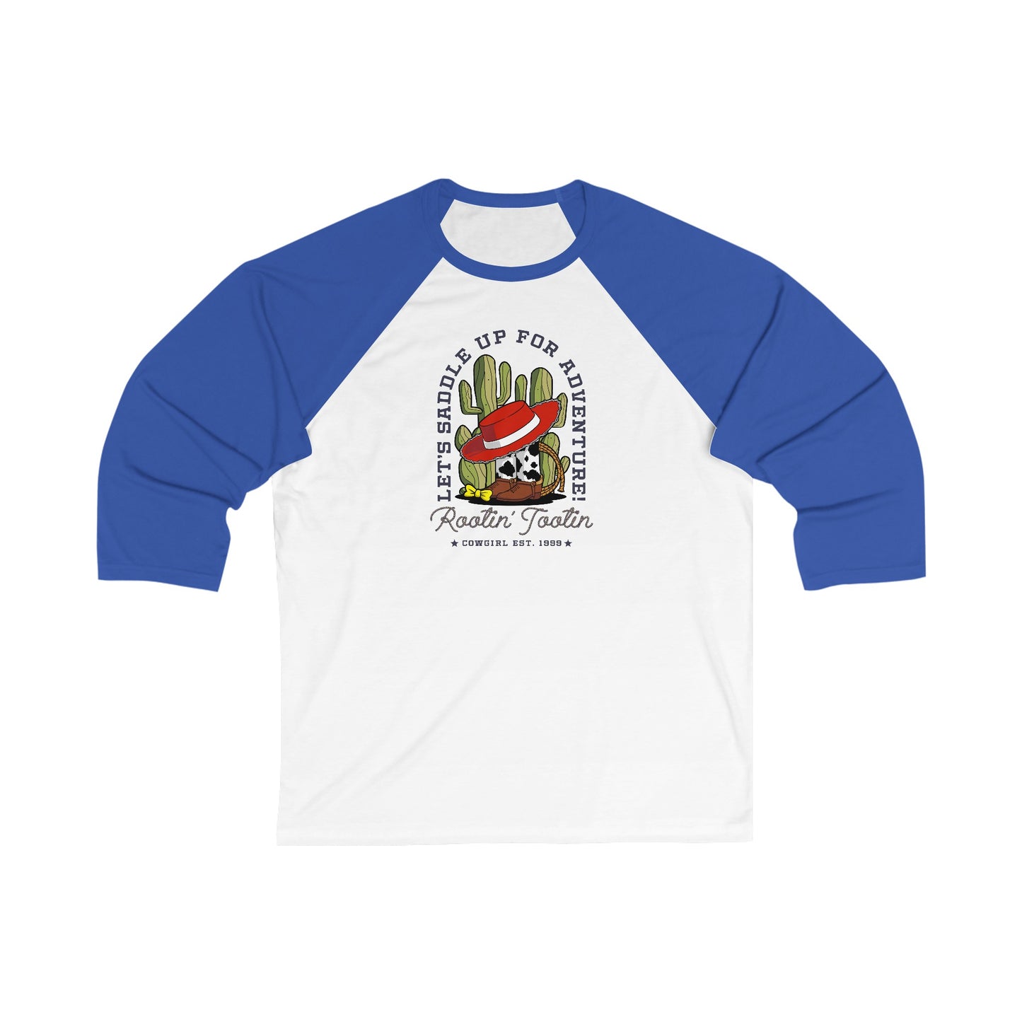 Rootin Tootin - Unisex 3\4 Sleeve Baseball Tee