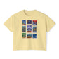 EPCOT Vintage Stamps - Women's Boxy Tee