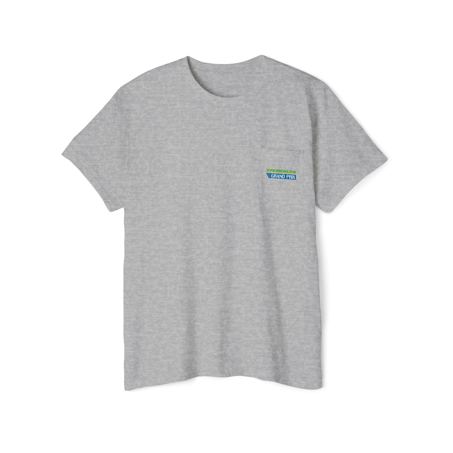 Tomorrowland Grand Prix - Front & Back w/ Pocket - Unisex Heavy Cotton Pocket Tee