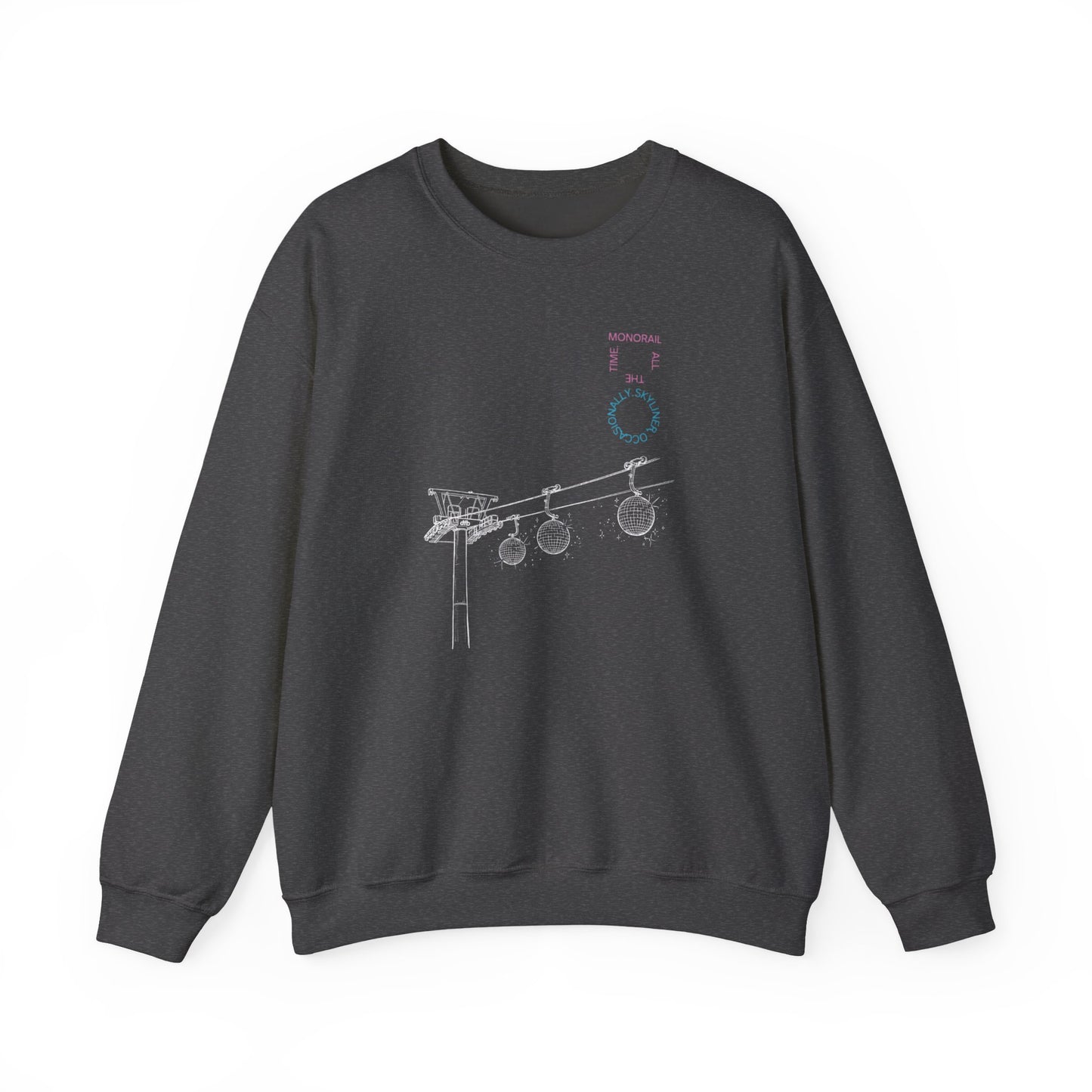 Monorail All The Time - Adult Crewneck Sweatshirt