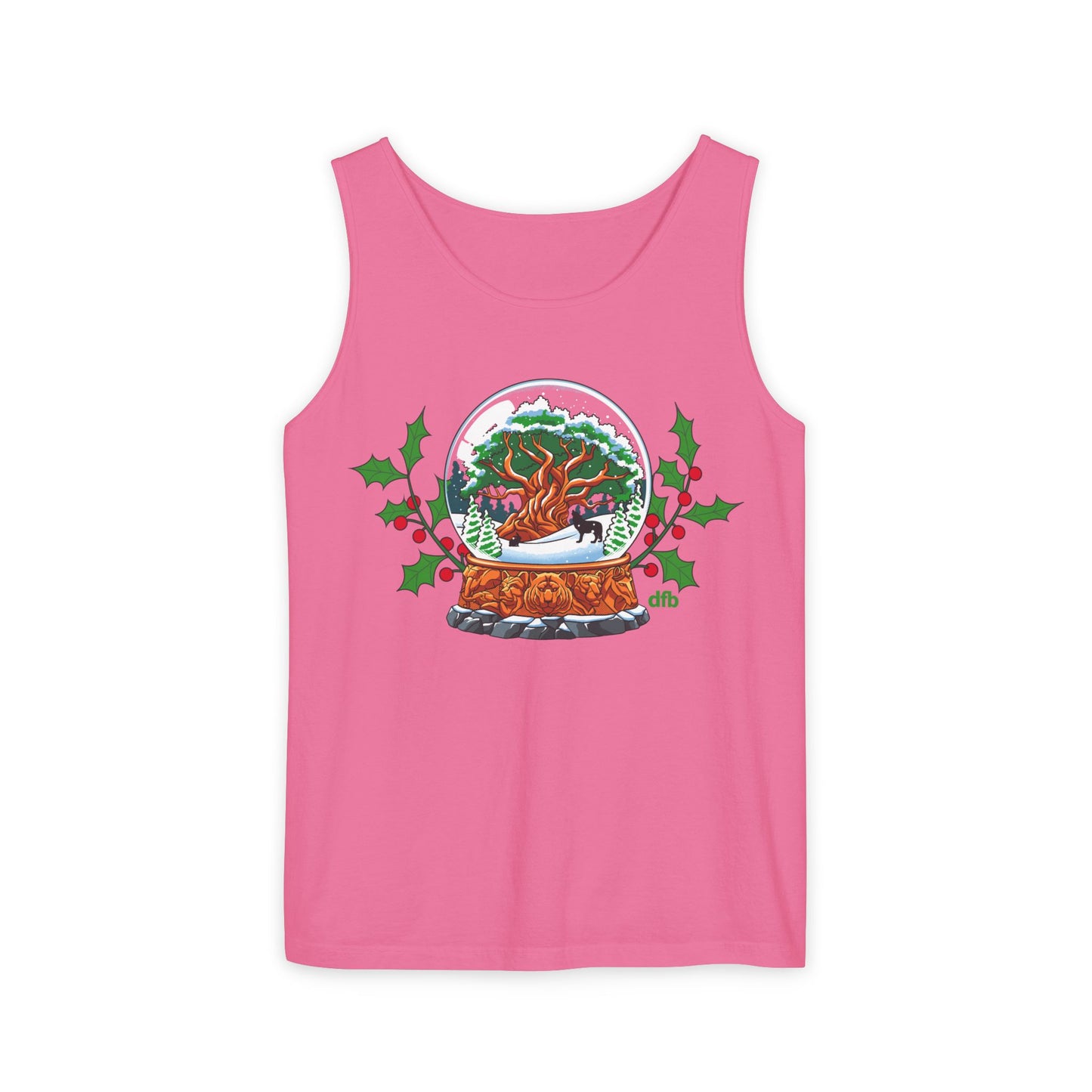 Animal Kingdom Snowglobes - Unisex Garment-Dyed Tank Top