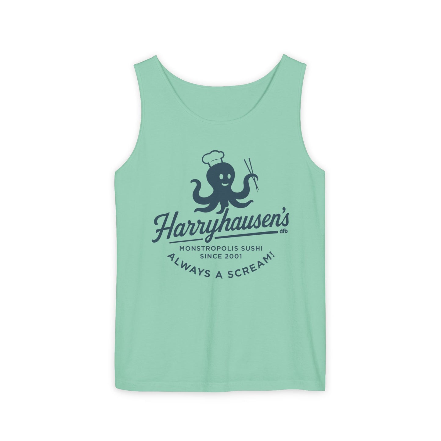 Harryhausen's - Unisex Garment-Dyed Tank Top