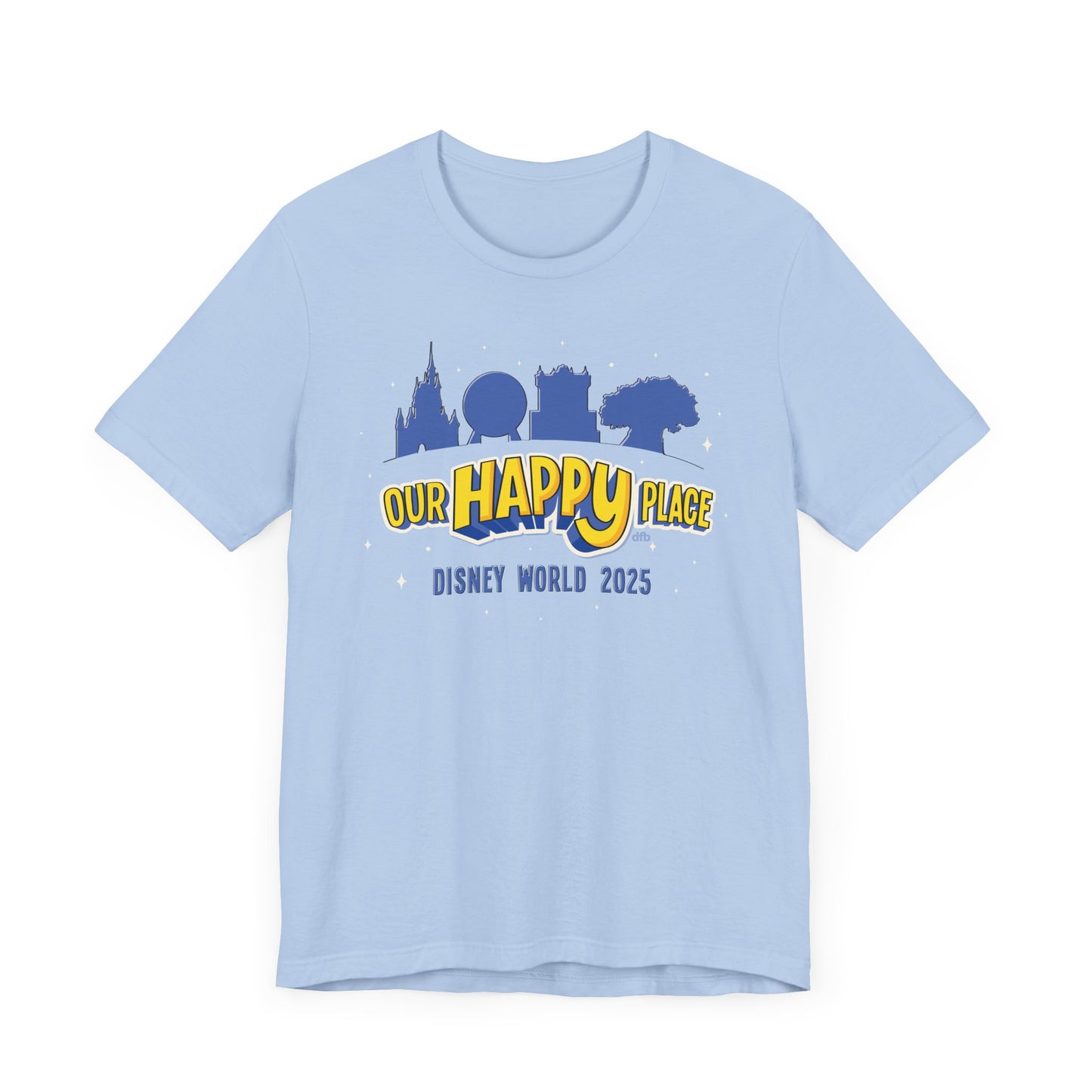 Our Happy Place 2025 - Family Matching Tee - Adult Tee Shirt