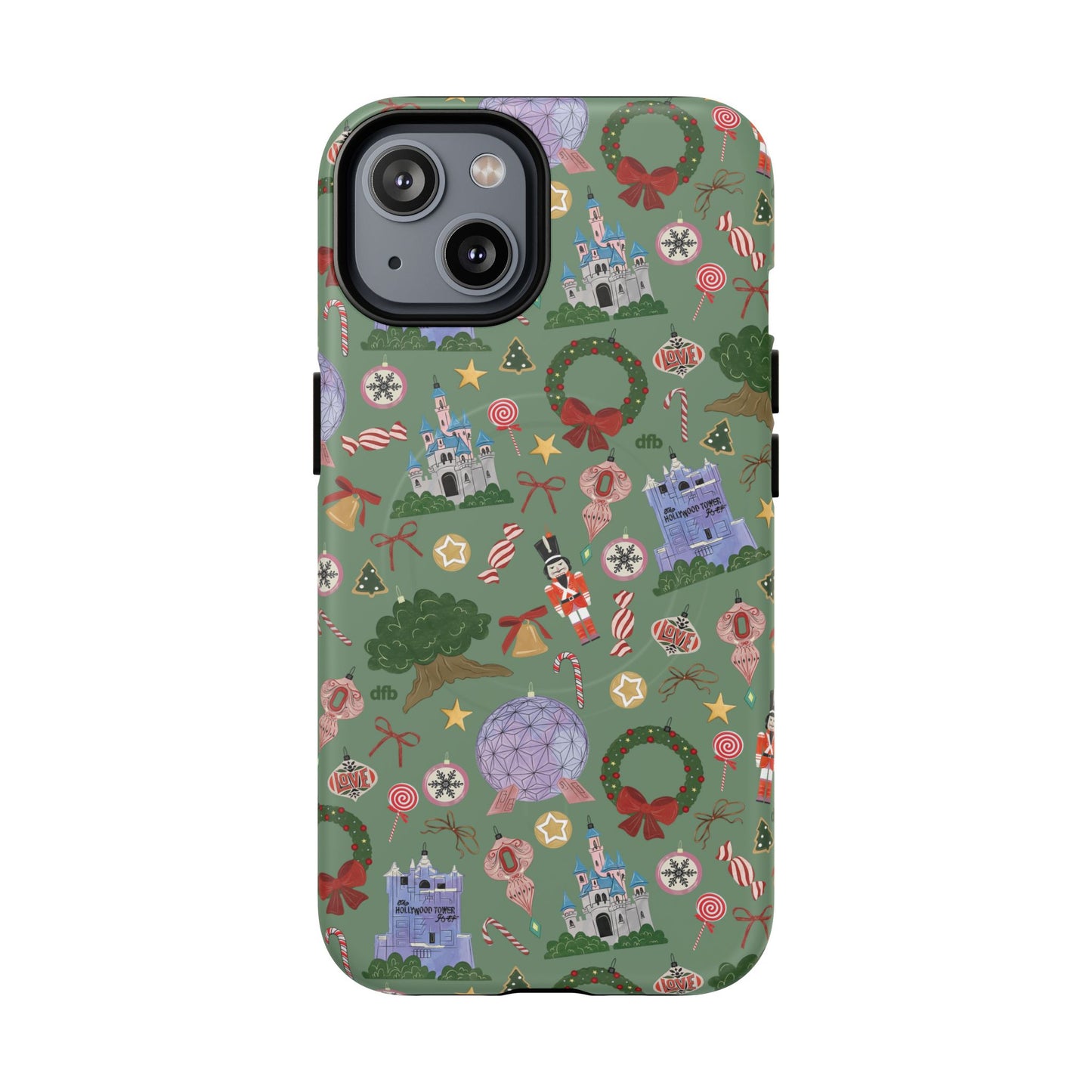 Park Icons Vintage Ornaments - Tough Magnetic iPhone Case