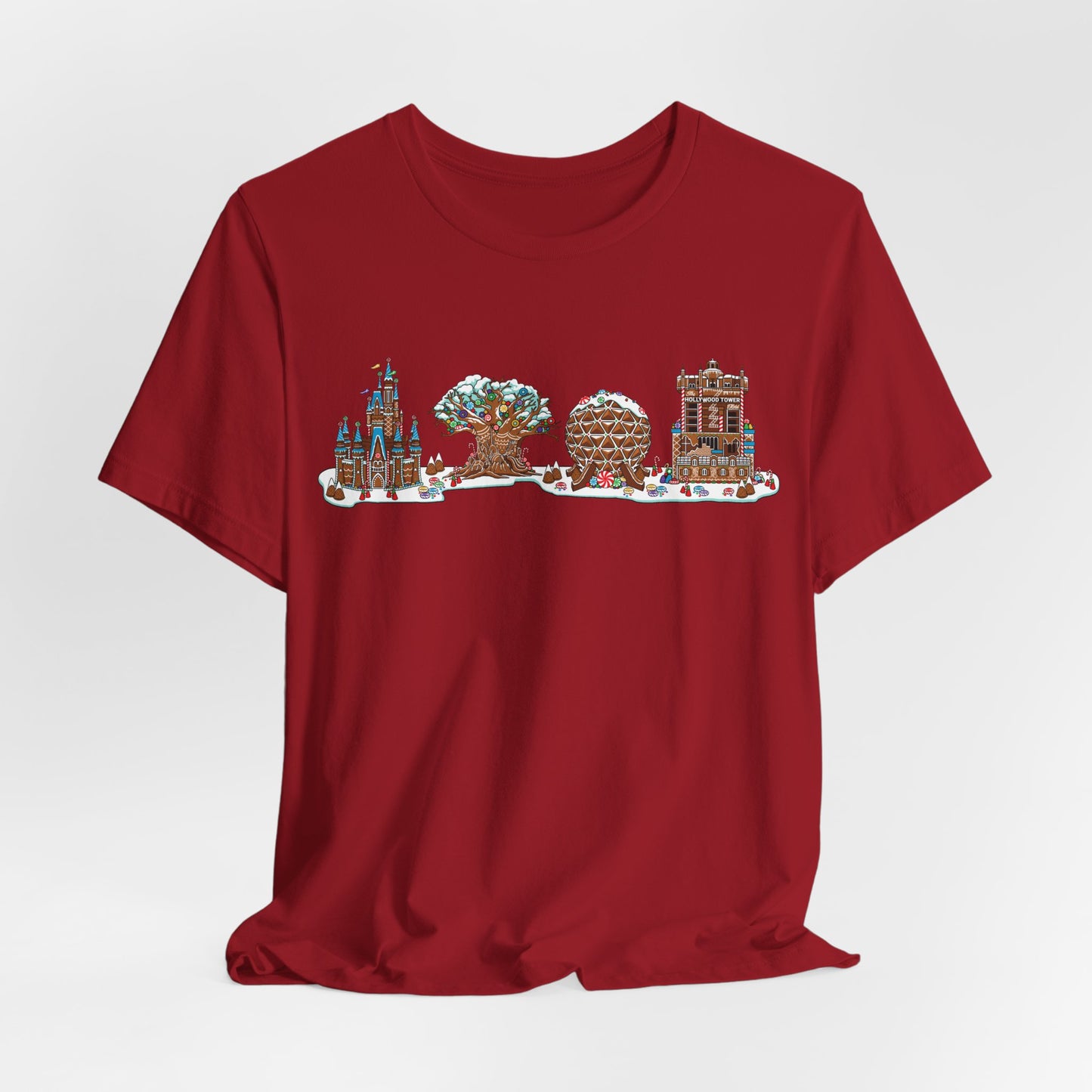 Gingerbread Park Icons - Adult Tee Shirt