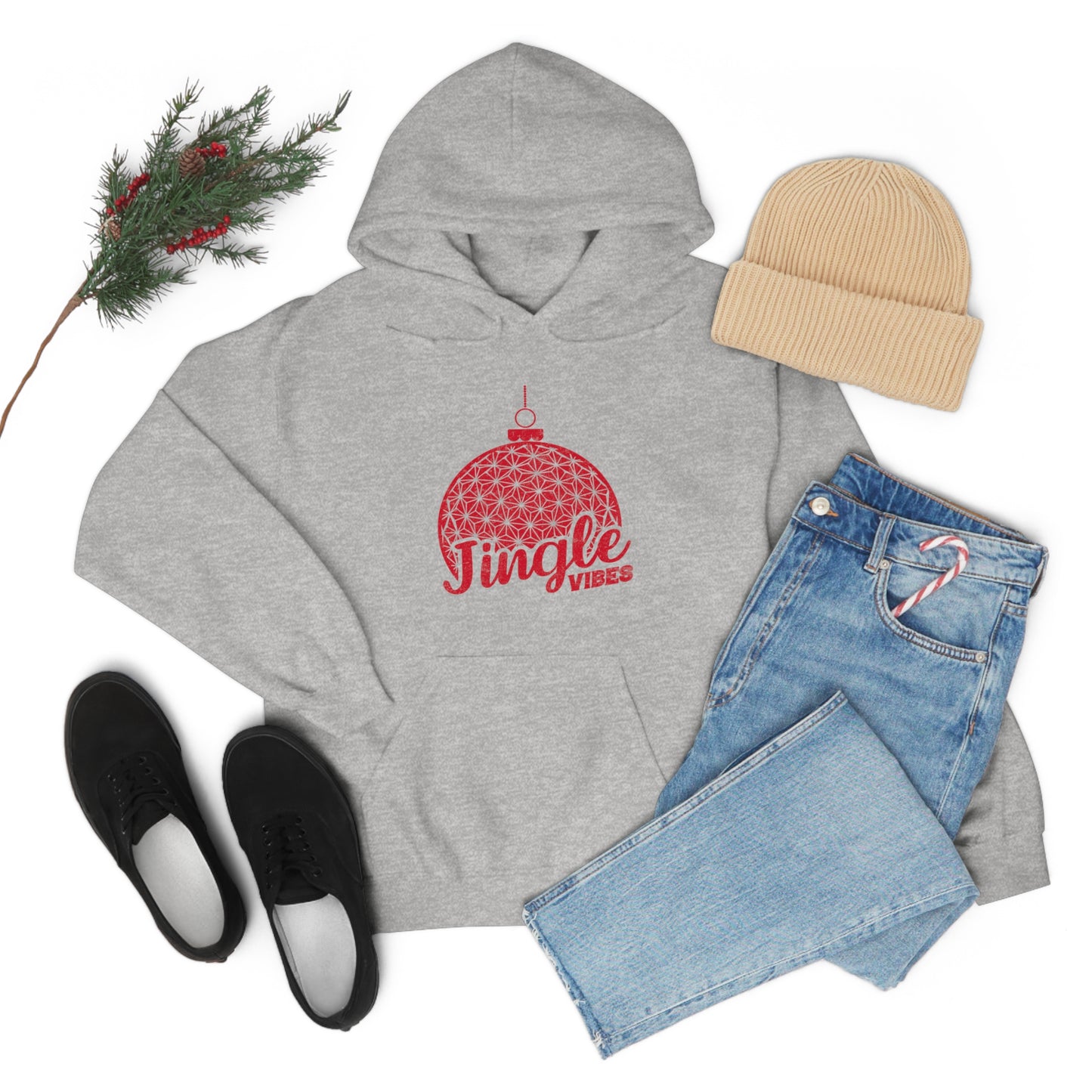 Jingle Vibes - Adult Hoodie Sweatshirt