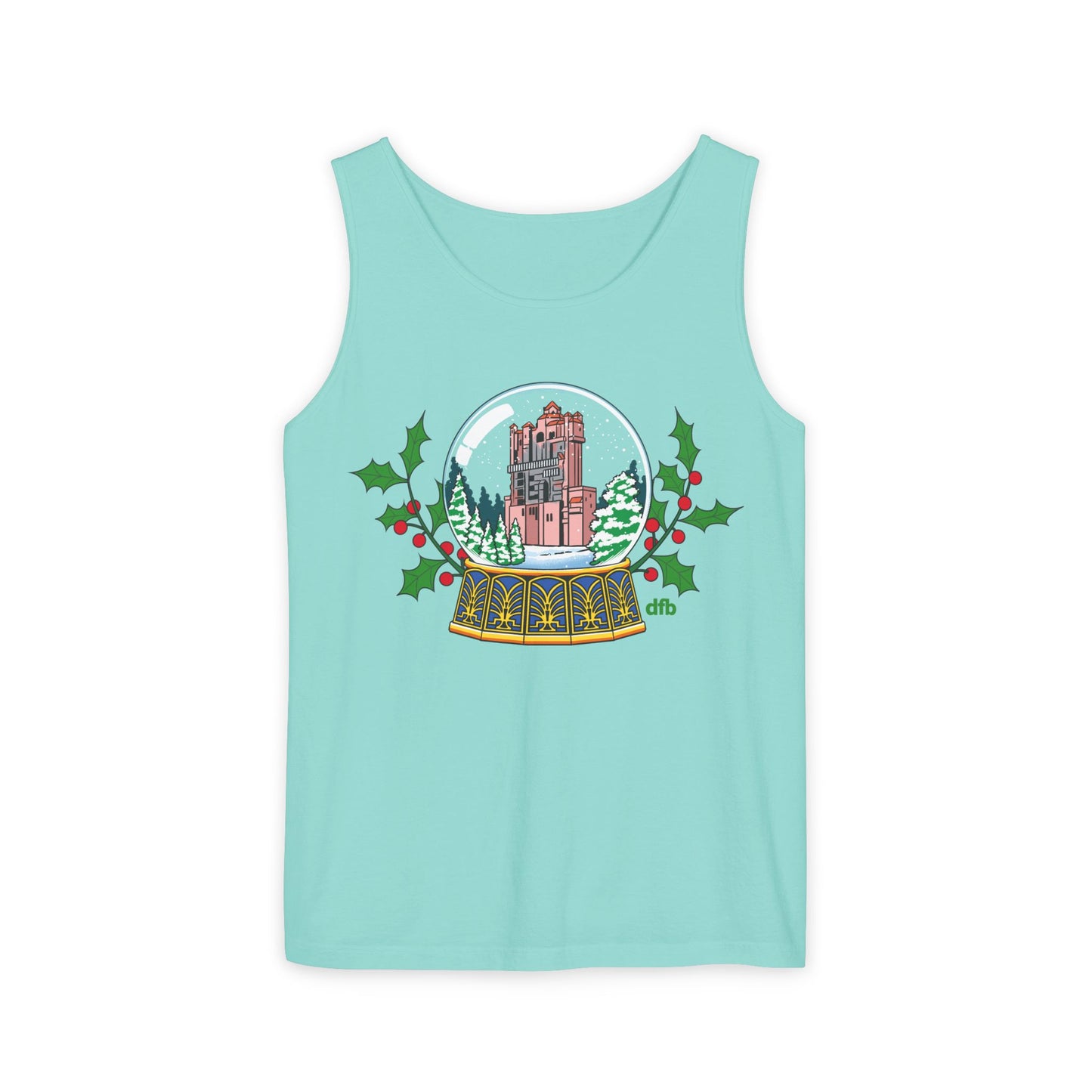Hollywood Studios Snowglobes - Unisex Garment-Dyed Tank Top