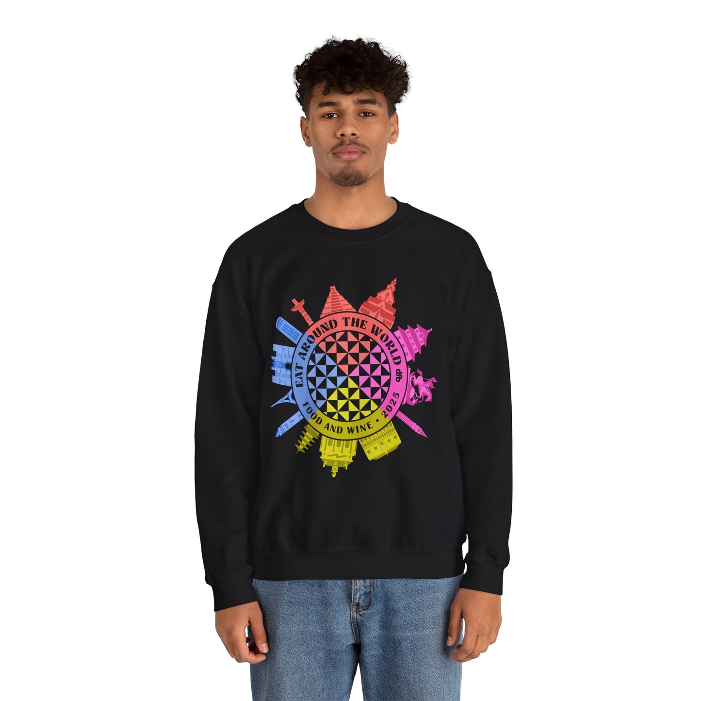 LIMITED EDITION Food & Wine Compass - Adult Crewneck Sweatshirt