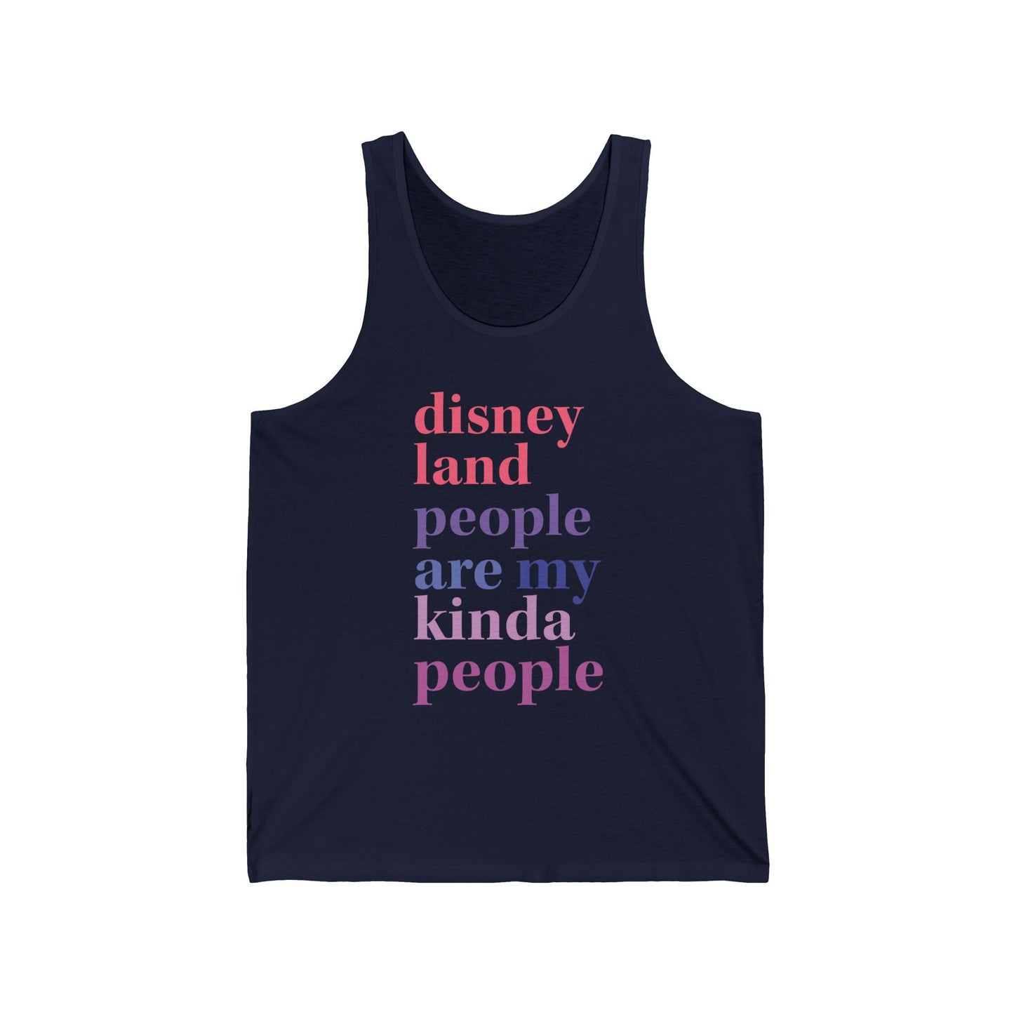 Disney People Are My Kinda People - Unisex Tank Top