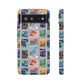 Magic Kingdom Vintage Stamps - Samsung Galaxy & Google Pixel Phone Case