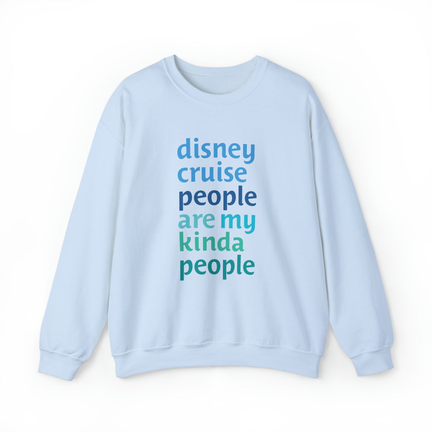 Disney People Are My Kinda People - Adult Crewneck Sweatshirt