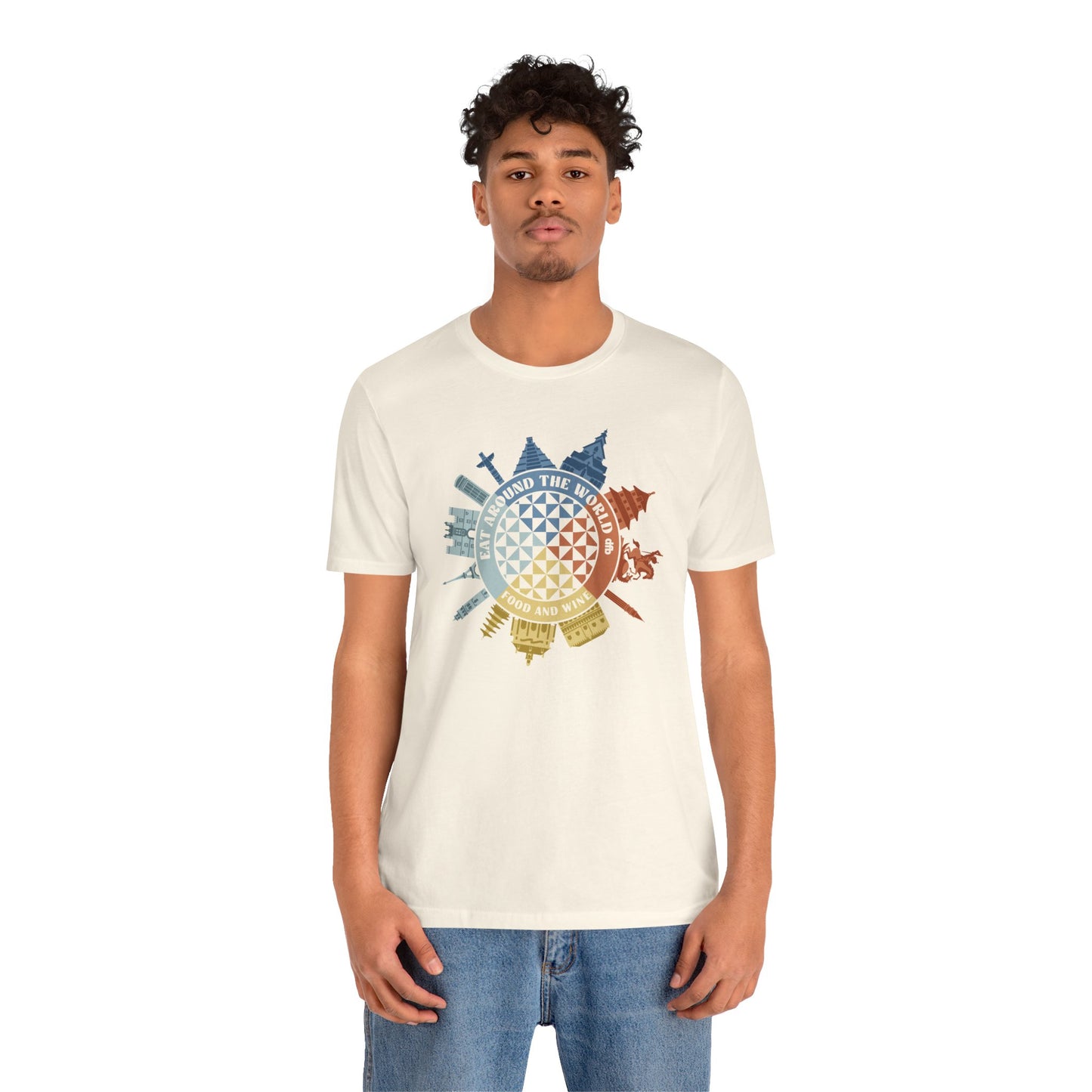 Food & Wine Compass - Adult Tee Shirt