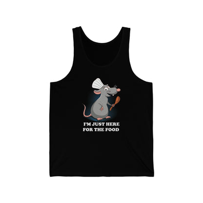 I'm Just Here for the Food Unisex Jersey Tank