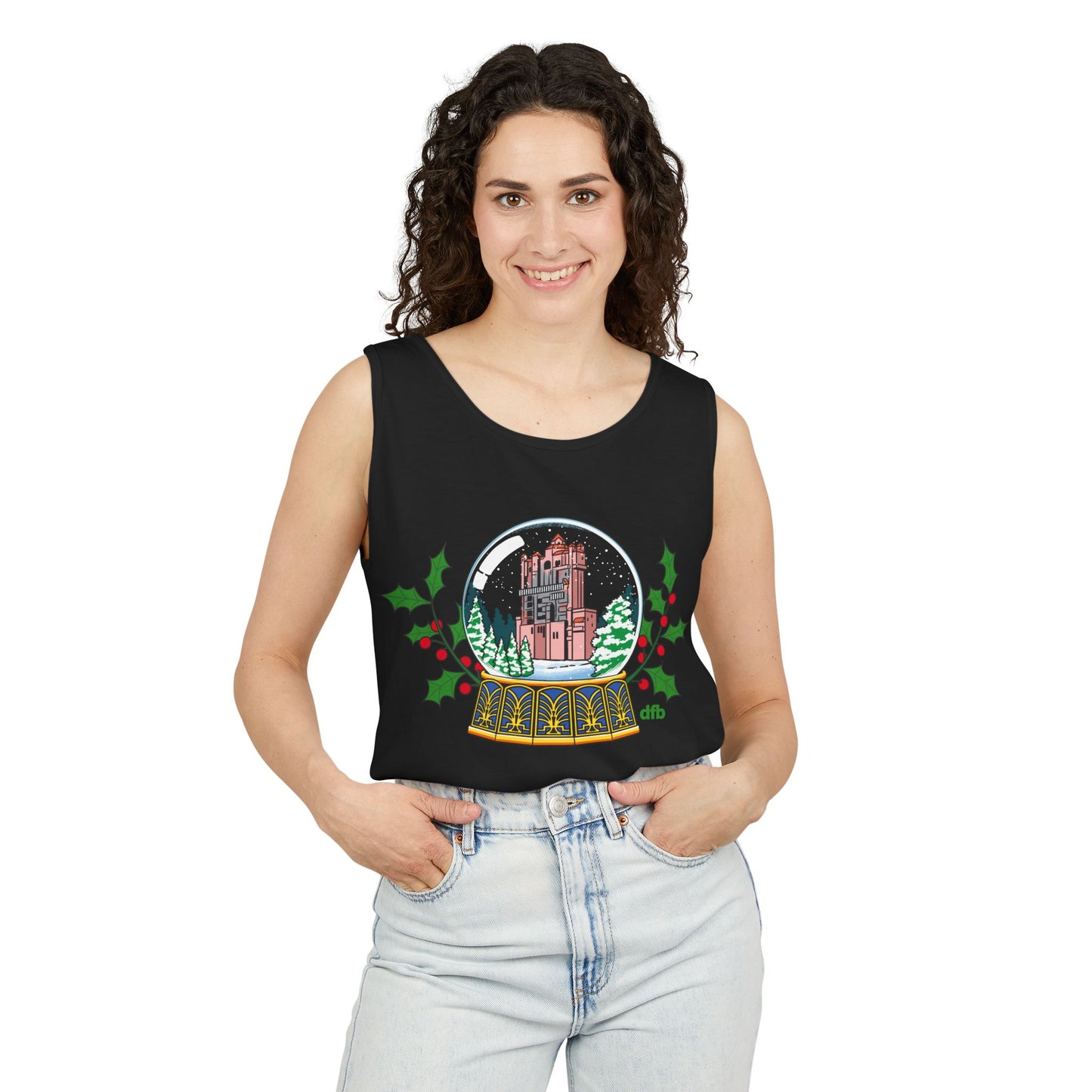 Hollywood Studios Snowglobes - Unisex Garment-Dyed Tank Top