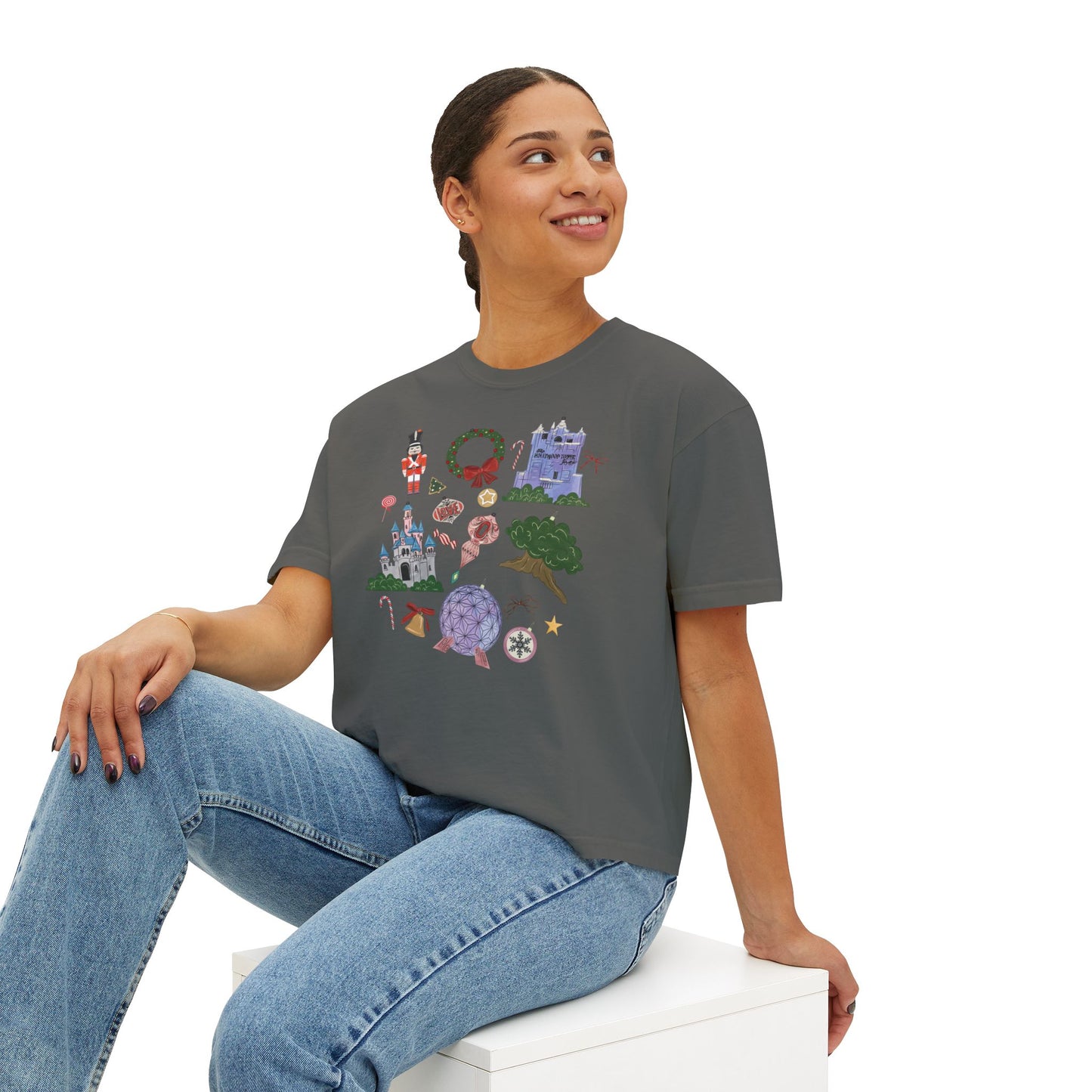 Park Icons Vintage Ornaments - Women's Boxy Tee