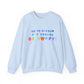 Go to Disney, Eat Snacks, Be Happy - Adult Crewneck Sweatshirt