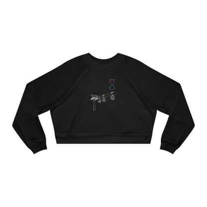 Monorail All The Time - Women's Cropped Fleece Pullover