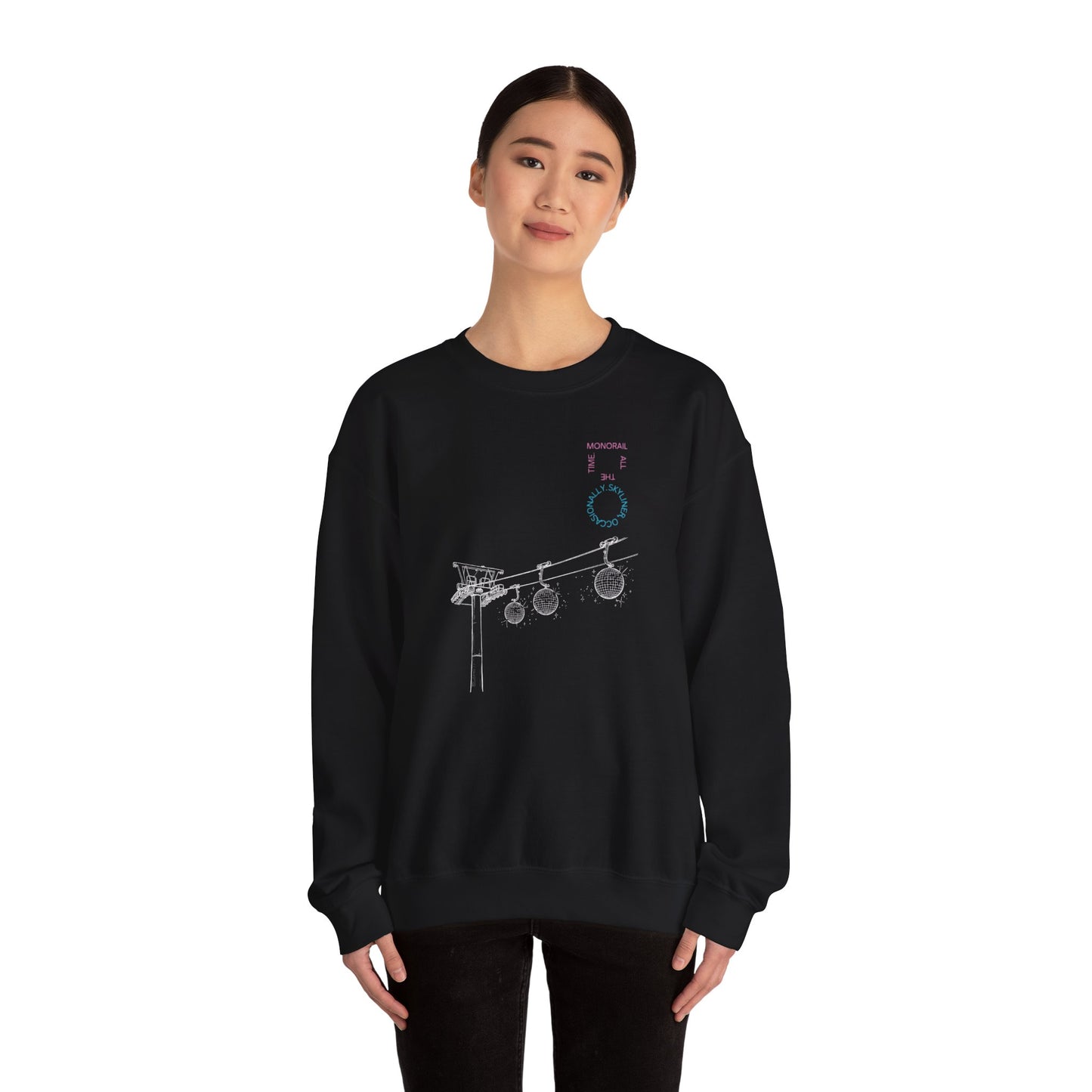 Monorail All The Time - Adult Crewneck Sweatshirt