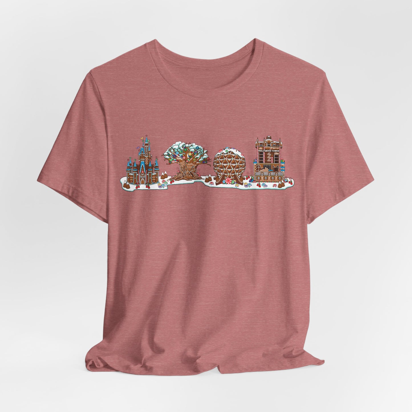 Gingerbread Park Icons - Adult Tee Shirt