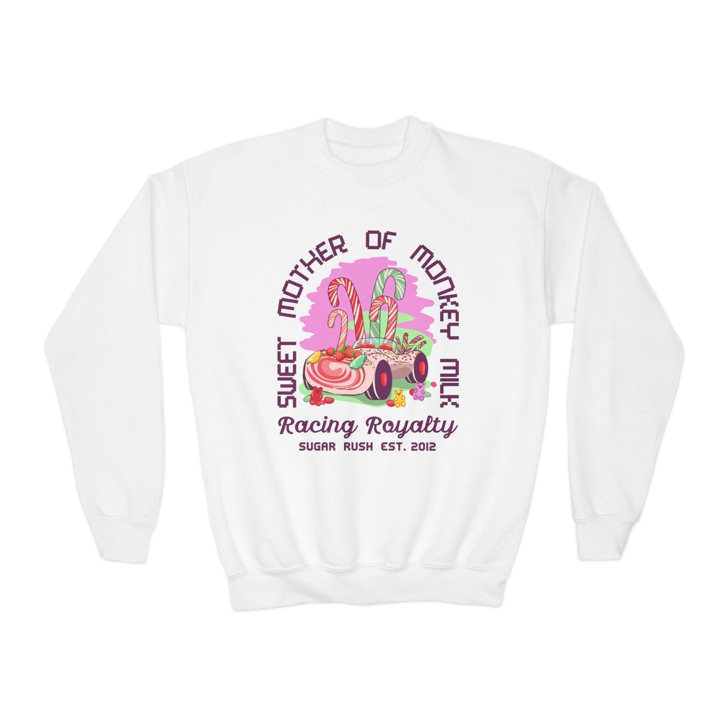 Vanellope von Schweetz - Racing Royalty - Youth Crewneck Sweatshirt